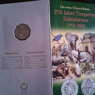 Österreich 5 Euro 2002, Tiergarten Schönbrunn