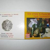 Österreich 5 Euro 2002 Tiergarten Schönbrunn