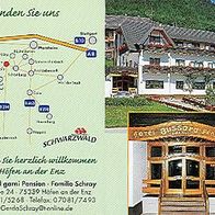 75339 Höfen an der Enz Hotel Bussard Garni Pension Klappkarte