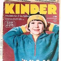 Kindermode "3 bis 6" 1986-02 Zeitschrift DDR