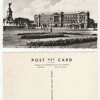 London 1950er Jahre - Buckingham Palace Ansichtskarte Echte s/ w Fotografie Postkarte