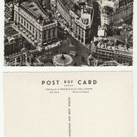 London 1950er Jahre Piccadilly Circus Ansichtskarte Echte s/ w Fotografie Postkarte