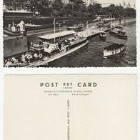 London 1950er Jahre - Westminster Pier- Ansichtskarte Echte s/ w Fotografie Postkarte