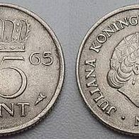 Niederlande 25 Cent 1965 ## Li3