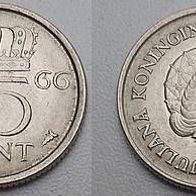 Niederlande 25 Cent 1966 ## Li3