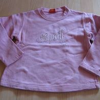 superschönes Sweatshirt ESPRIT Gr. 116 (0313) rosa