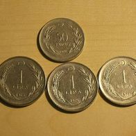 Türkei, 4 Münzen
