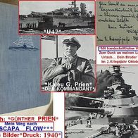 Buch * WW II * Kapitänleutnant Prien: Weg nach Scapa Flow + Widmung * Druck:1940