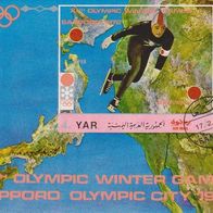 1972 - 17.2. -Jemenitische Arabische Republik - Block Olympische Winterspiele Sapporo