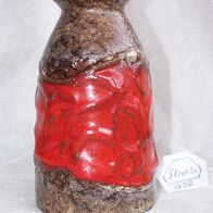 Strehla Keramik Vase, 60/70 er Jahre * **