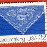 USA 1987 Spitzenklöppelei Mi.1936 gest.