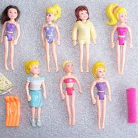 7 kleine Barbie / Mattel Puppen
