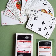 Sammler Spielkarten 32 Blatt Reklame "Hartmann Wohnmöbel" in Schachtel Idè Karten