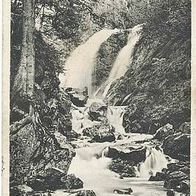 alte AK Schwarzwald Höllental 1926, Ravenna-Wasserfall