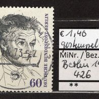 Berlin 1972 150. Todestag von Ernst Theodor Wilhelm Hoffmann MiNr. 426 gestempelt -4-