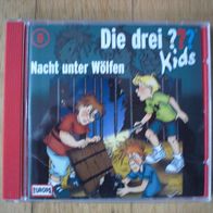 CD Die drei ??? Kids 08 „Nacht unter Wölfen“ ISBN 9783803232175