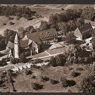 AK - Kloster Lorch/ Württ. Luftaufnahme SW echt Foto ungelaufen(44)