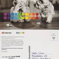 Postkarte "Kind und Hund" - für Sammler