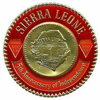 Sonder-Siegelmarke "5. Jahrestag der Unabhängigkeit 27.04.1966" Sierra Leone Afrika