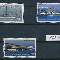 1257 - Berlin Briefmarken Michel Nr.483,485,487 gestempelt. Jahrgang 1975