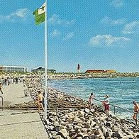 25761 Büsum Badeleben am Südstrand um 1968