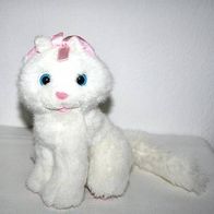 schöne weiße Katze mit blauen Augen von Guldfynd , Stofftier, Plüschtier, Kuscheltier