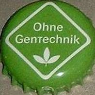 Oettinger Bier Brauerei 2013 mit TF Randzeichen Kronkorken Ohne Gentechnik Promotion
