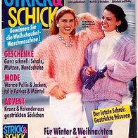 strick & schic 1992-11/12 Retro-Maschen Handarbeit