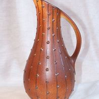 Studio Keramik Henkel-Vase, 60/70er Jahre, Ritzsignatur - " F - 44 "
