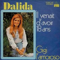 7"DALIDA · Il venait d´avoir 18 ans (RAR 1974)