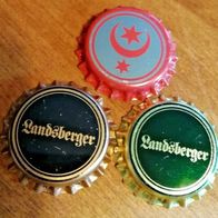 Landsberger Bier Kronkorken Brauerei Landsberg Ostdeutschland beer bottle caps