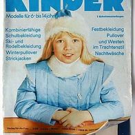 Kindermode "6 bis 14" 1981-02 gestrickt Zeitschrift DDR