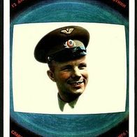 Postkarte Juri Alexejewitsch Gagarin - Kosmonaut der Sowjetunion (3)