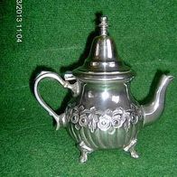 Altes Kleines Orientalisches Silbernes Metall Teekännchen