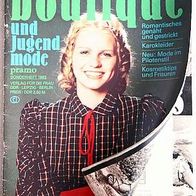 pramo 1983 boutique Jugendmode DDR Verlag für die Frau
