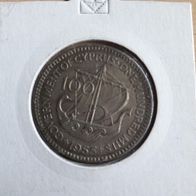 Münze Zypern 100 Mills Elisabeth II 1955
