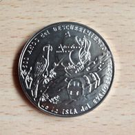 Münze Cuba 1 Peso 500 Jahre Entdeckung 1994, selten