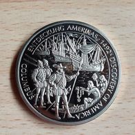 Medaille Chronik der Welt Entdeckung Amerikas 1492