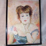 Ölbild / Kopie des Bildes - " Jeanne Samary " v. P. A. Renoir * *