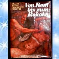 großes Buch-Von Rom bis zum Rokoko-Paul Frischauer gebundene Ausgabe