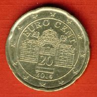 Österreich 20 Cent 2014