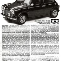 Bauplan Rover Mini Cooper