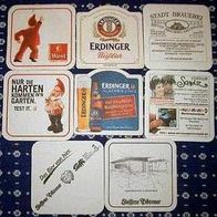 8 Bierdeckel Steffens Stadtbrauerei Erdinger West