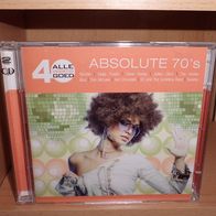 2 CD - Alle 40 Goed - Absolute 70´s (Blondie / Mud / Hot Chocolate / XTC) - 2010