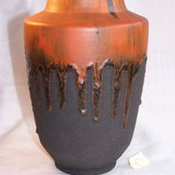 Fat Lava Keramik Vase - 60 / 70er Jahre - gemarkt / signiert ! * **