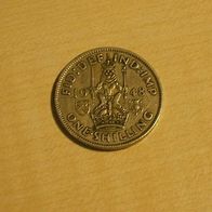Großbritannien, 1 Shilling 1948, gebraucht