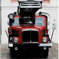 Feuerwehrfahrzeug Oldtimer - Schmuckblatt 81.1