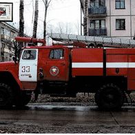 Feuerwehrfahrzeug Oldtimer - Schmuckblatt 89.1