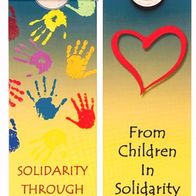 2016 MALTA Coincard Von Kindern mit Solidarität LOVE mit einer 2 Euro Münze 2016