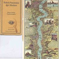 Rhein Panorama 1902 Kleine farbige Taschenausgabe (teileise nur abgebildet)